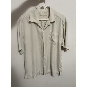 Tommy Bahama Men’s Casual Silk Short Sleeve Button Down Size Large